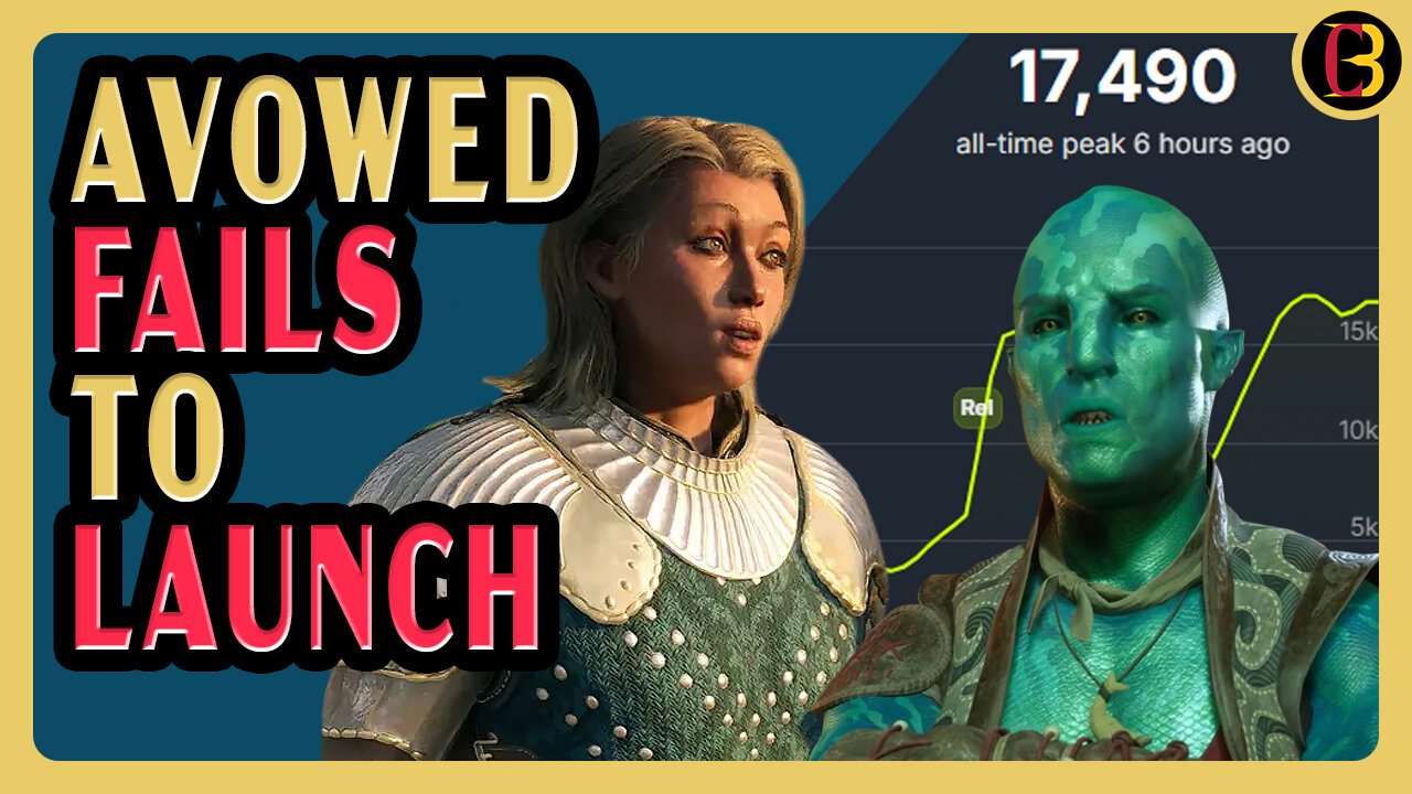 AVOWED Looks Like a Flop for OBSIDIAN | Weak Player Count and Mediocre Score