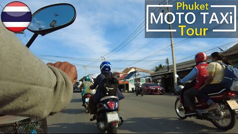 [4K🇹🇭] PHUKET 4K Moto Taxi Ride (Old Town to Sea Gypsy Village)