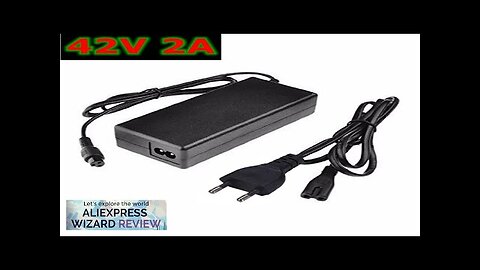 42V 2A Lithium Battery Charger Fast Power Charging Adapter For 36V 2 Review