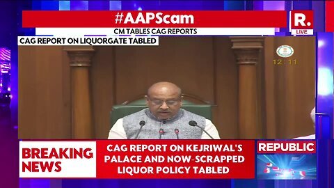 Delhi Assembly Session_ CM Rekha Gupta Tables CAG Reports, Exposes Kejriwal's 'Liquorgate' Scam