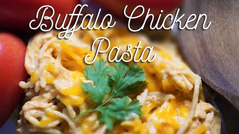 Family Dinner Time! Slow Cooker Buffalo Chicken Pasta Recipe