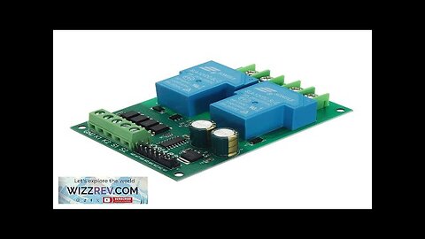 30A 12V 24V DC Motor Controller Relay Board Forward Reverse Control Limit Review