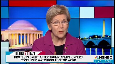 Stopping Work At CFPB Is A Constitutional Crisis: Elizabeth Warren