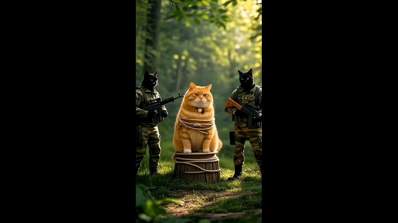 Fat Cat ARMY Takes Over the Forest with Shotgun Blasters in EPIC AI Animation!