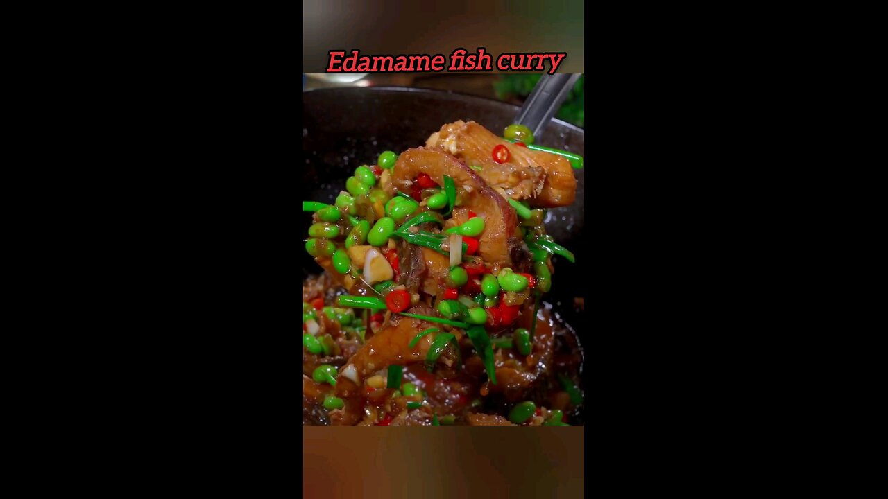 edamame fish curry