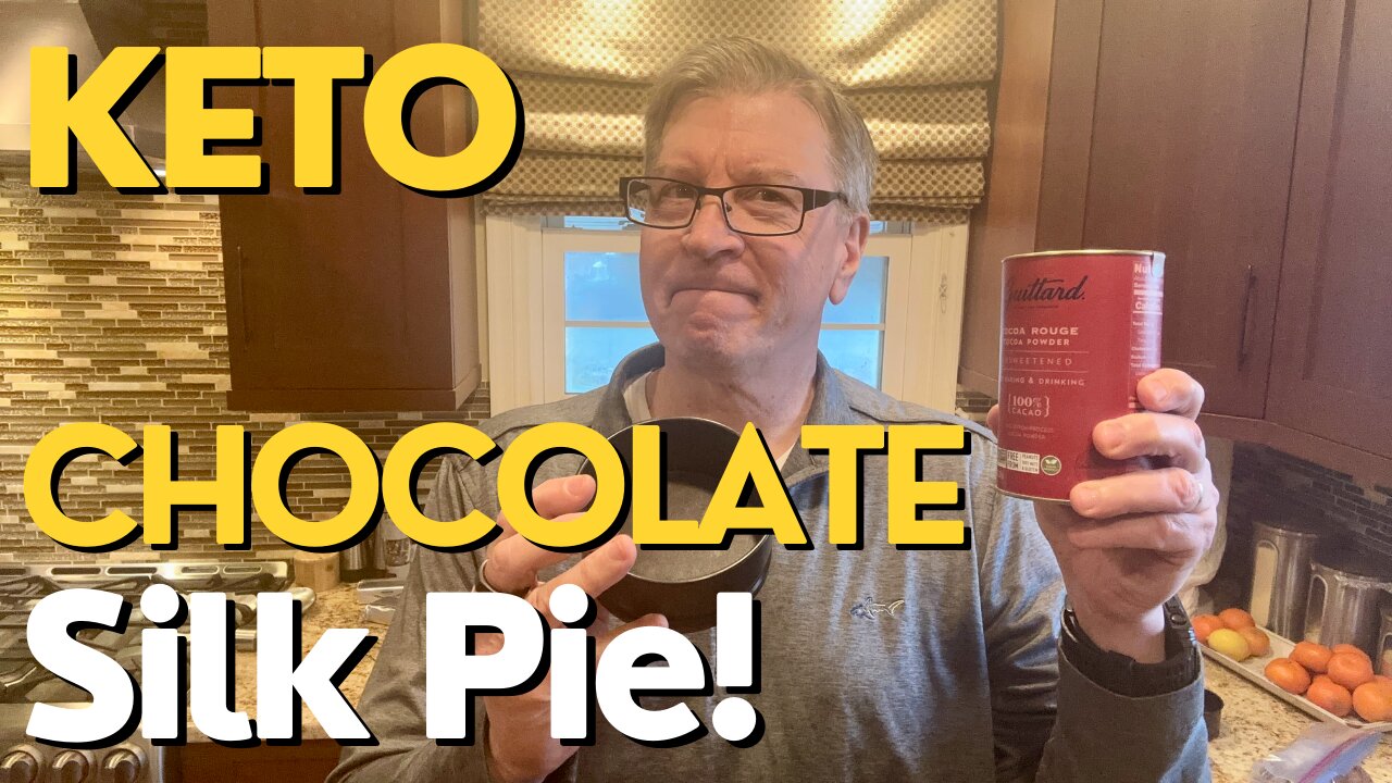 Keto Chocolate Silk Pie - Kinda Like Cheesecake and All Delicious!