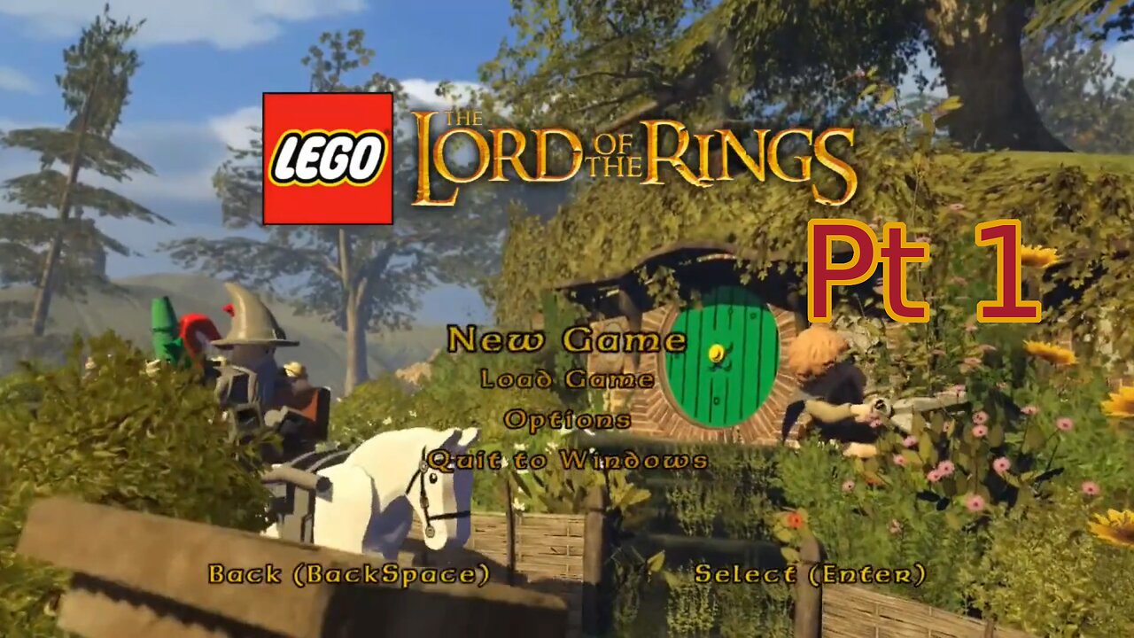 Lego lord of the rings pt 1 (1080p)