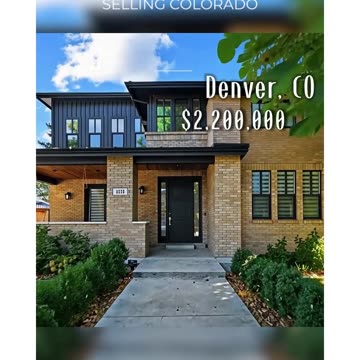 Modern Dream Home Alert Listing for Sale in Denver, Colorado