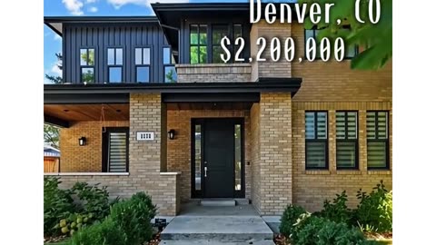 Modern Dream Home Alert Listing for Sale in Denver, Colorado