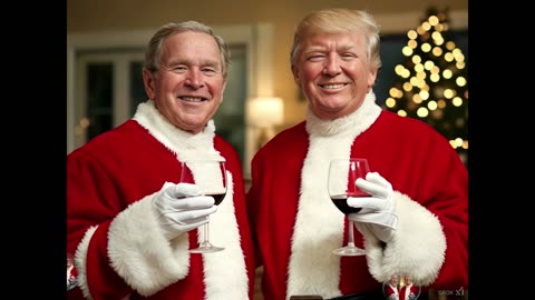 Christmas With presidents (AI)