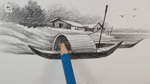 How to draw Boats in Landscape Art