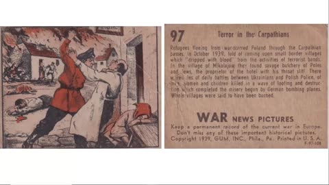 US Propaganda Trading Cards WW2 1939 1941