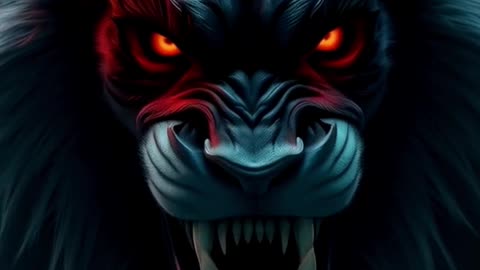 Monster Demonic Voice #trippy #horror #ai #demon #creepy #gothic #evil #devil #demonic #lucifer