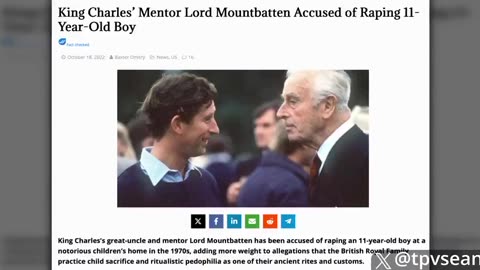 King Charles Raped 'Hundreds of Children' - Explosive New Testimony