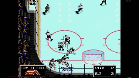 NHL '94 Franchise Mode 1991 Regular Season G64- NewJerseyKiller (VGK) at Len the Lengend (SJ)