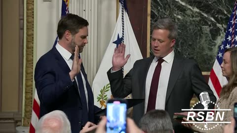 WATCH| VP JD Vance Swears in Army Secretary Driscoll - 2/25/25