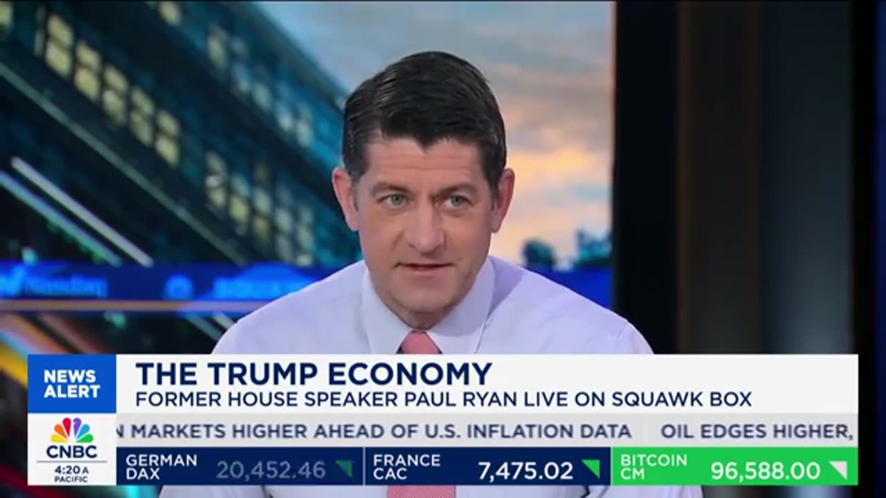 CNBC's Kernen to Paul Ryan on Calls for Unity Post-Election: 'You Sound Like a Democrat'