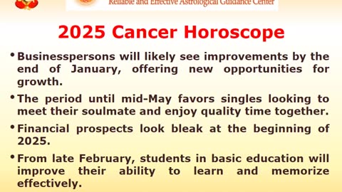 2025 Cancer Yearly Horoscope