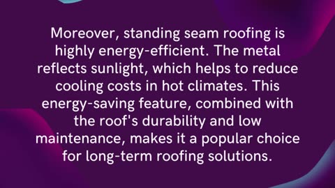 Experience Innovative Roofing with TSSC Standing Seam System