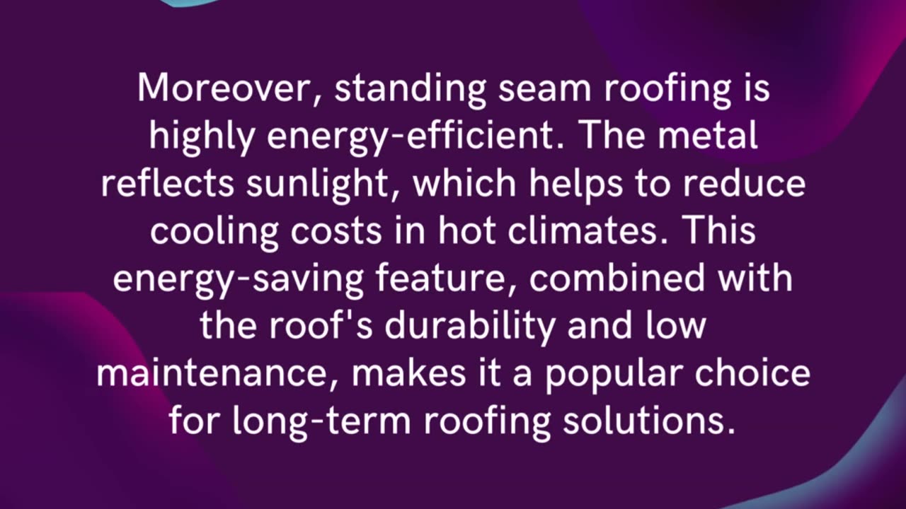 Experience Innovative Roofing with TSSC Standing Seam System