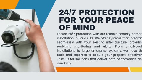 Expert Security Camera Installation Services in Dallas, TX