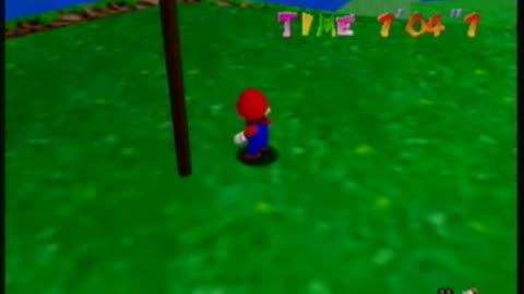 Super Mario 64 Big Bob-omb Battlefield Footrace with Koopa the Quick