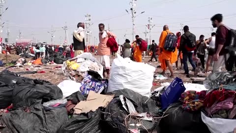 Relatives search for missing after deadly Maha Kumbh Mela stampede