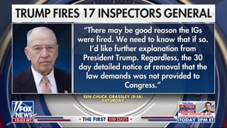 'SHAKING UP AND DISRUPTING'_ Lawmaker lauds Trump over Inspectors General move