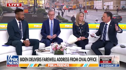 Peter Doocy, hosts react to Biden's farewell warning to America