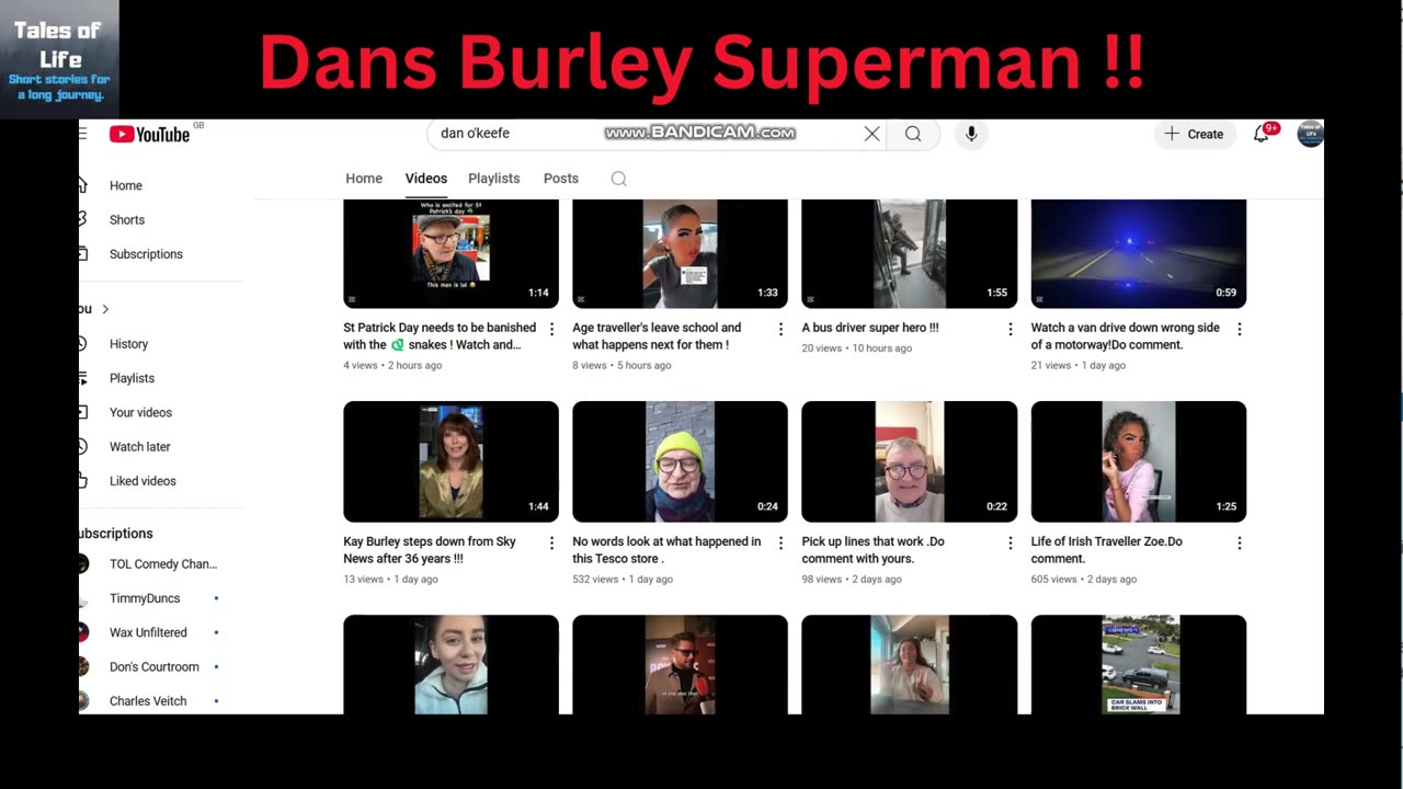 Dans Burley Superman !!