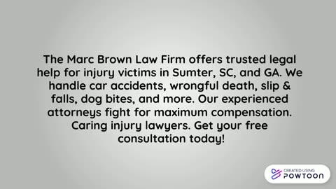 Sumter personal injury lawyer