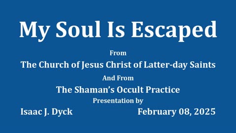 My Soul Is Escaped - Main Presentation