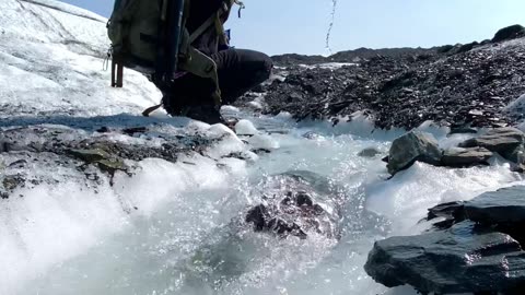 Drinking Glacier Water in Alaska | A Pure Arctic Experience