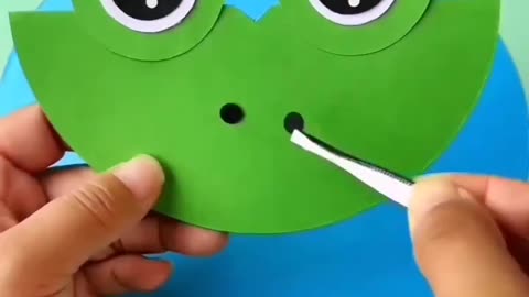 Frog craft for kids