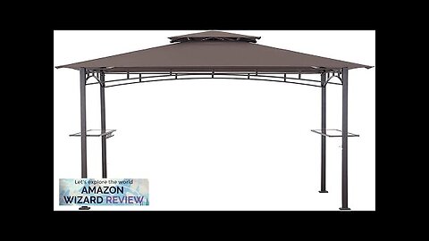 MASTERCANOPY Grill Gazebo Replacement Canopy Top for Model L-GG001PST-F (Brown) Review