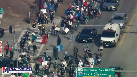 Vandals take the streets of Los Angeles to protest against Trump's Deportation MAGA Policies