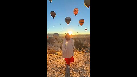 Sunrise at Love Valley Cappadocia, Turkey