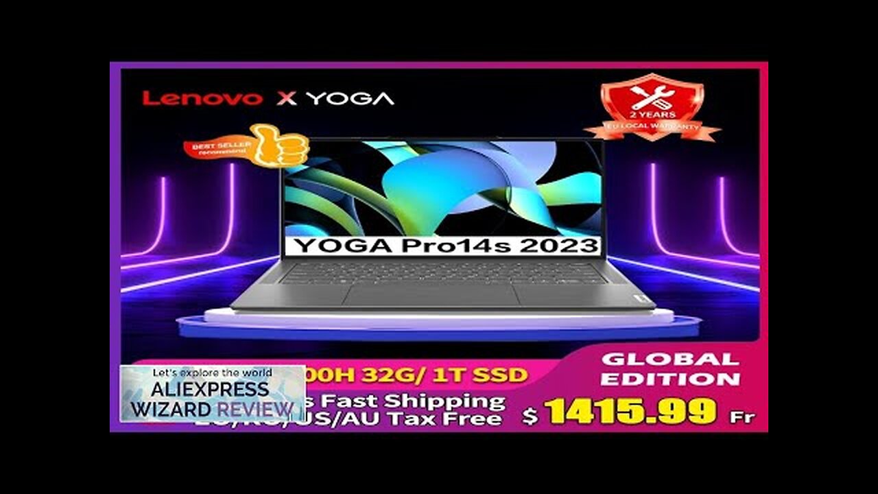 Lenovo YOGA Pro 14s Laptop 2023 13th Intel Core i5-13500H/i7-13700H 32GB 1T Review