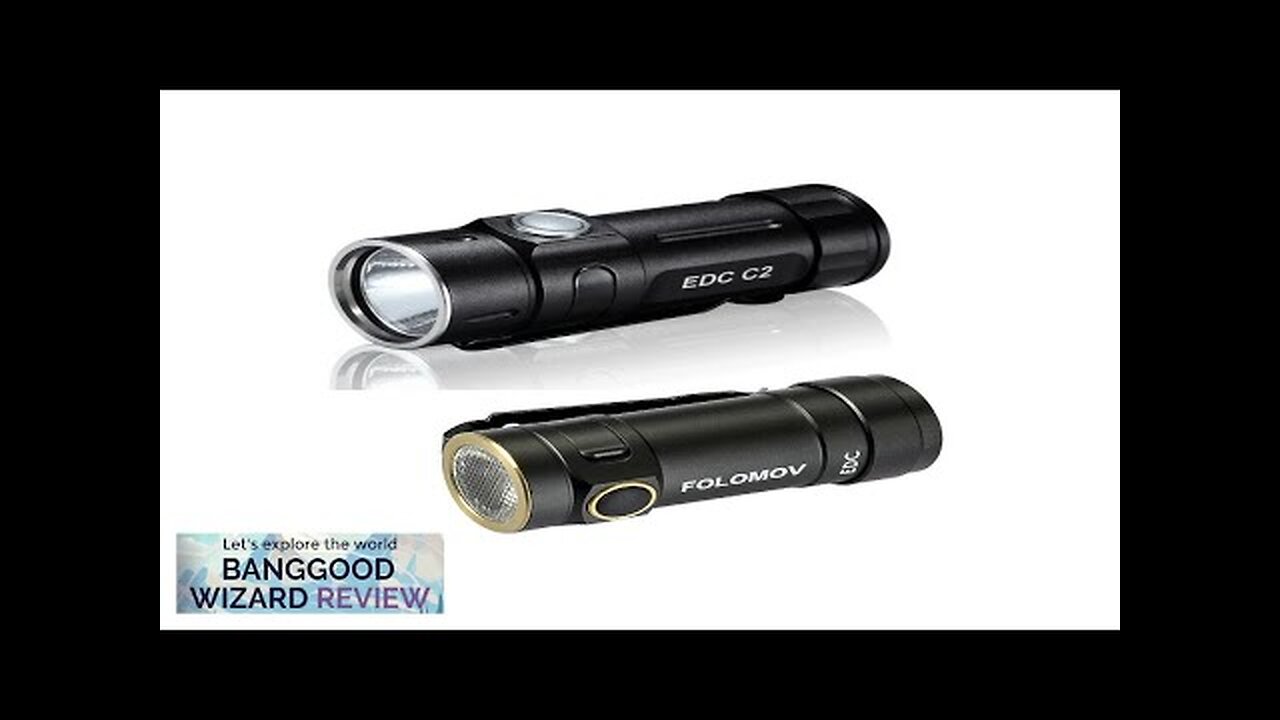 FOLOMOV EDC C2 Nichia E21A High CRI98 Compact EDC LED Flashlight Review