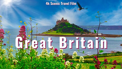 Scenic Film about United Kingdom with Soothing Music