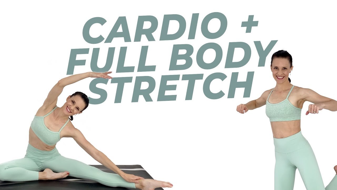 Pregnancy/Postpartum Cardio Workout + Stretch (Safe For All Trimesters + Postpartum)