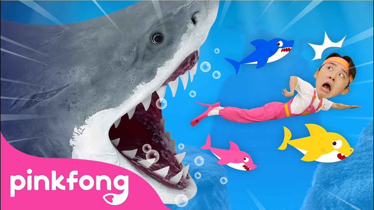 Run Away from the Sharks! Pinkfong Baby Shark Kids Song by Baby Shark