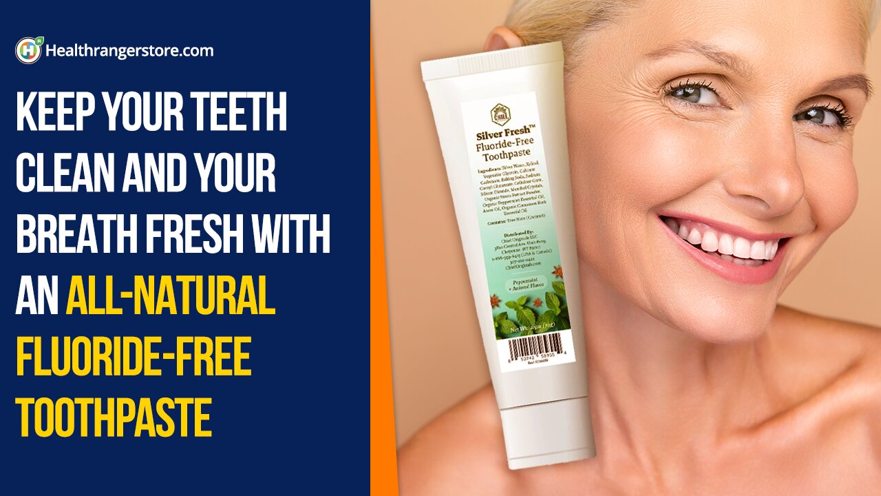 Keep your teeth clean and your breath fresh with an all-natural Fluoride-Free Toothpaste