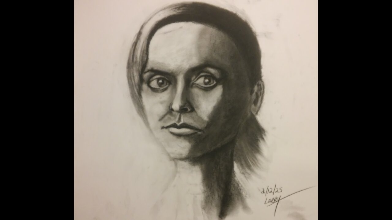 02-12-25 1-Hour Portrait Charcoal Drawing