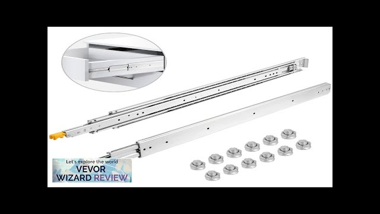 VEVOR Heavy Duty Drawer Slides 28" Length Locking Drawer Slides 500lbs Load Review