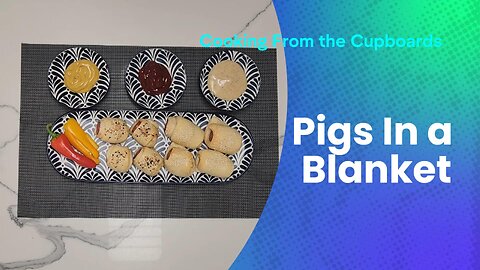 Pigs in a blanket using Homemade pizza dough