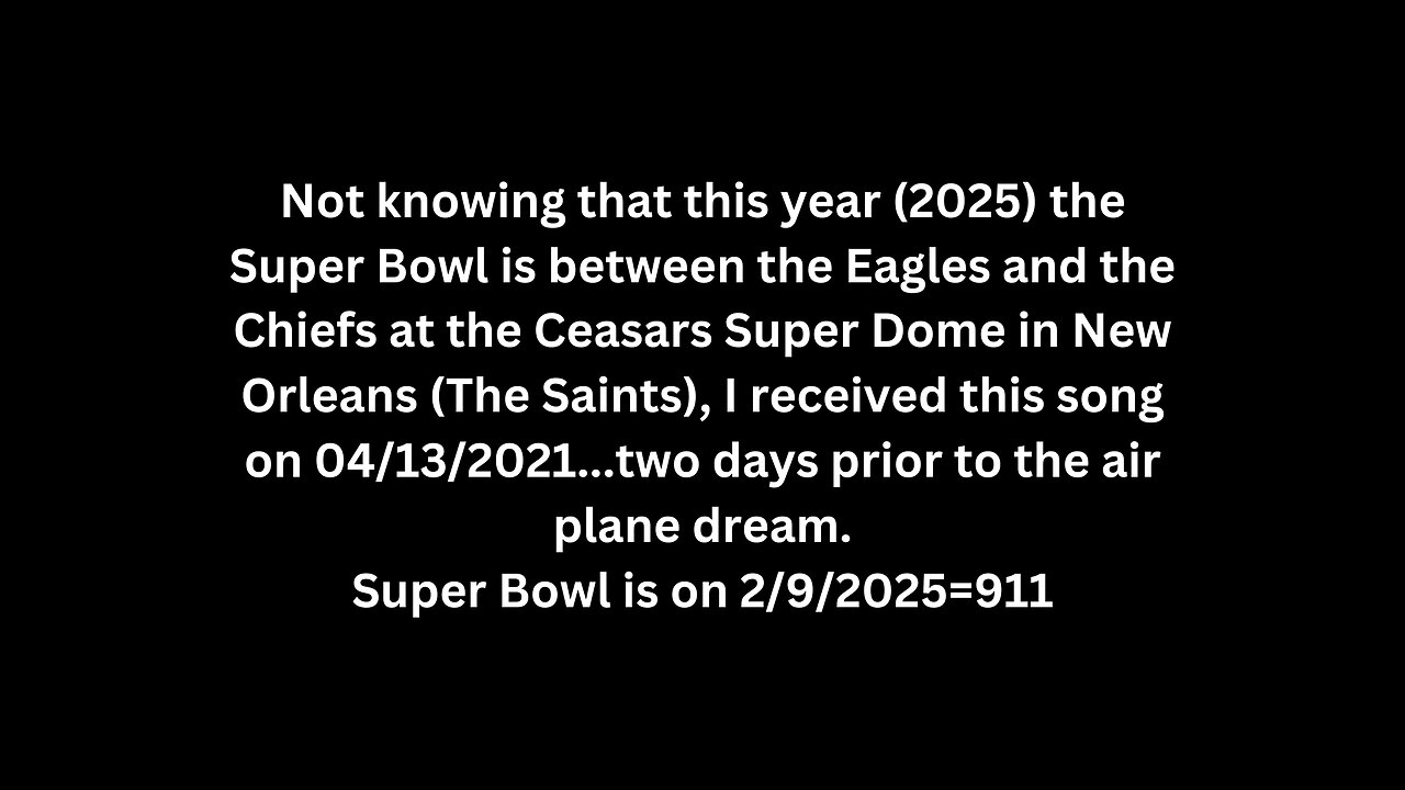 Prophetic Dream Compilation Regarding a Storm, Planes Crashing, and Ties to Super Bowl