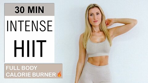 30 Min INTENSE HIIT | FULL BODY | Burn 400 Calories🔥 | 50 EXERCISES | No Repeat | No Equipment