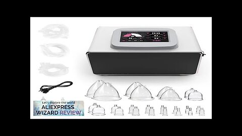 Vacuum Cupping Therapy Machine Breast Massager Lymph Detox Body Shaping Breast Enlargement Review