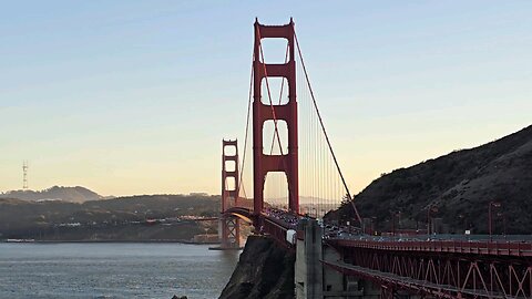 Golden Gate Bridge, Alcatraz Island, Vista Point, San Francisco